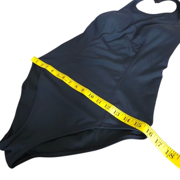 Athleta Offshore Paddle One Piece Swimsuit Size Medium Black - Picture 6 of 11